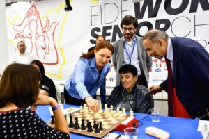2023 FIDE World Senior Championship Begins in Terrasini with Michael Adams, Jhon Nunn, and Nona Gaprindashvili