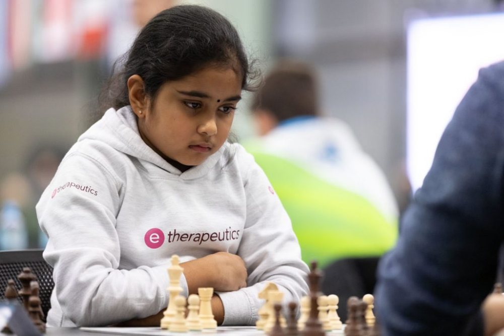 Young Prodigy Bodhana Sivanandan Shines at European Chess Championships in Zagreb